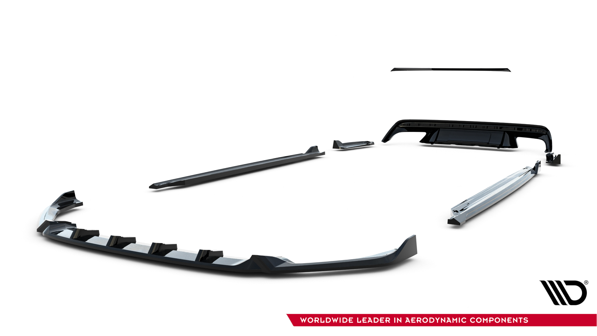 Maxton Design Комплект сплиттеров V.2 для Skoda Octavia RS Combi Mk4 — изображение 21