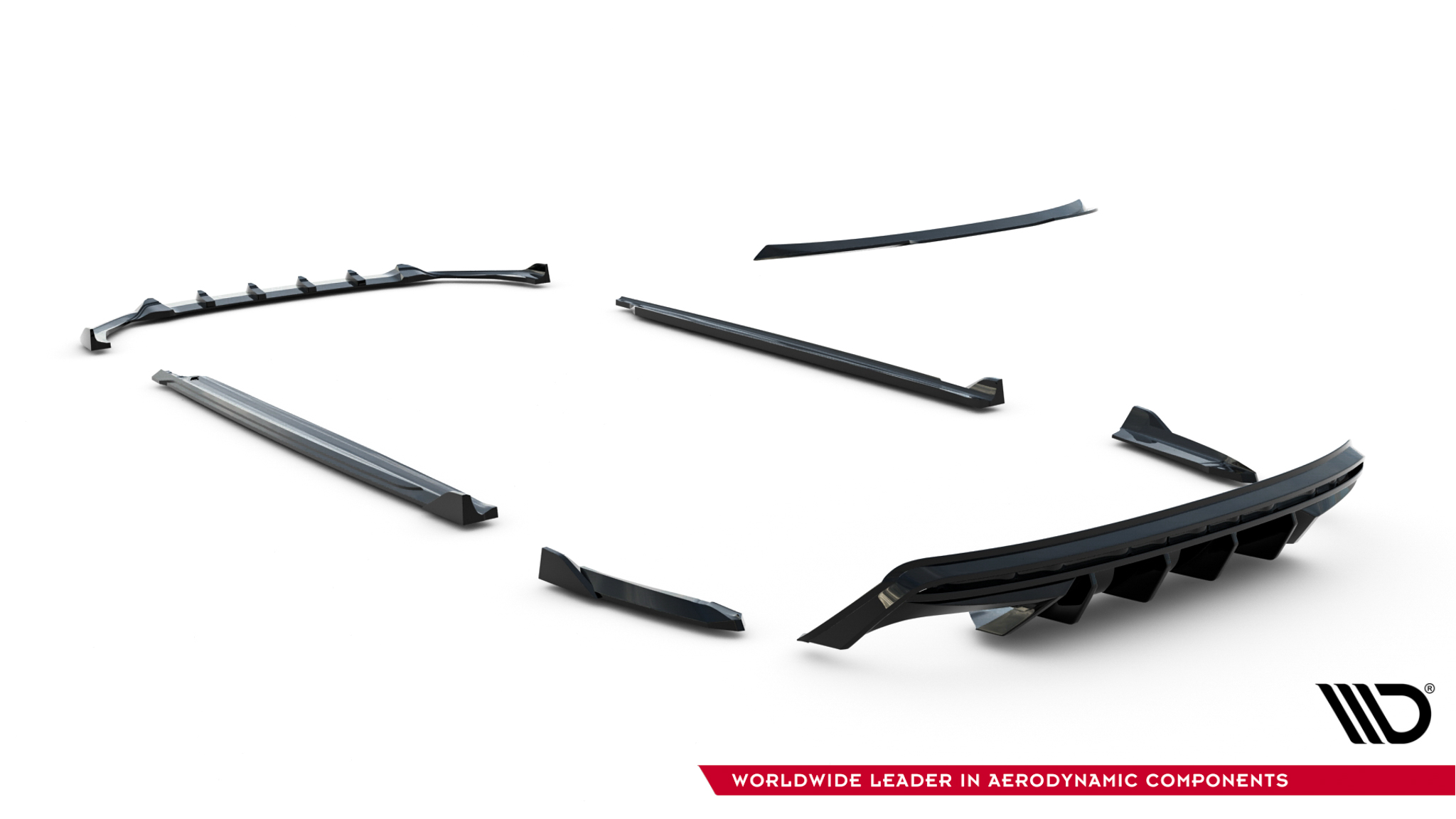 Maxton Design Комплект сплиттеров V.2 для Skoda Octavia RS Combi Mk4 — изображение 22