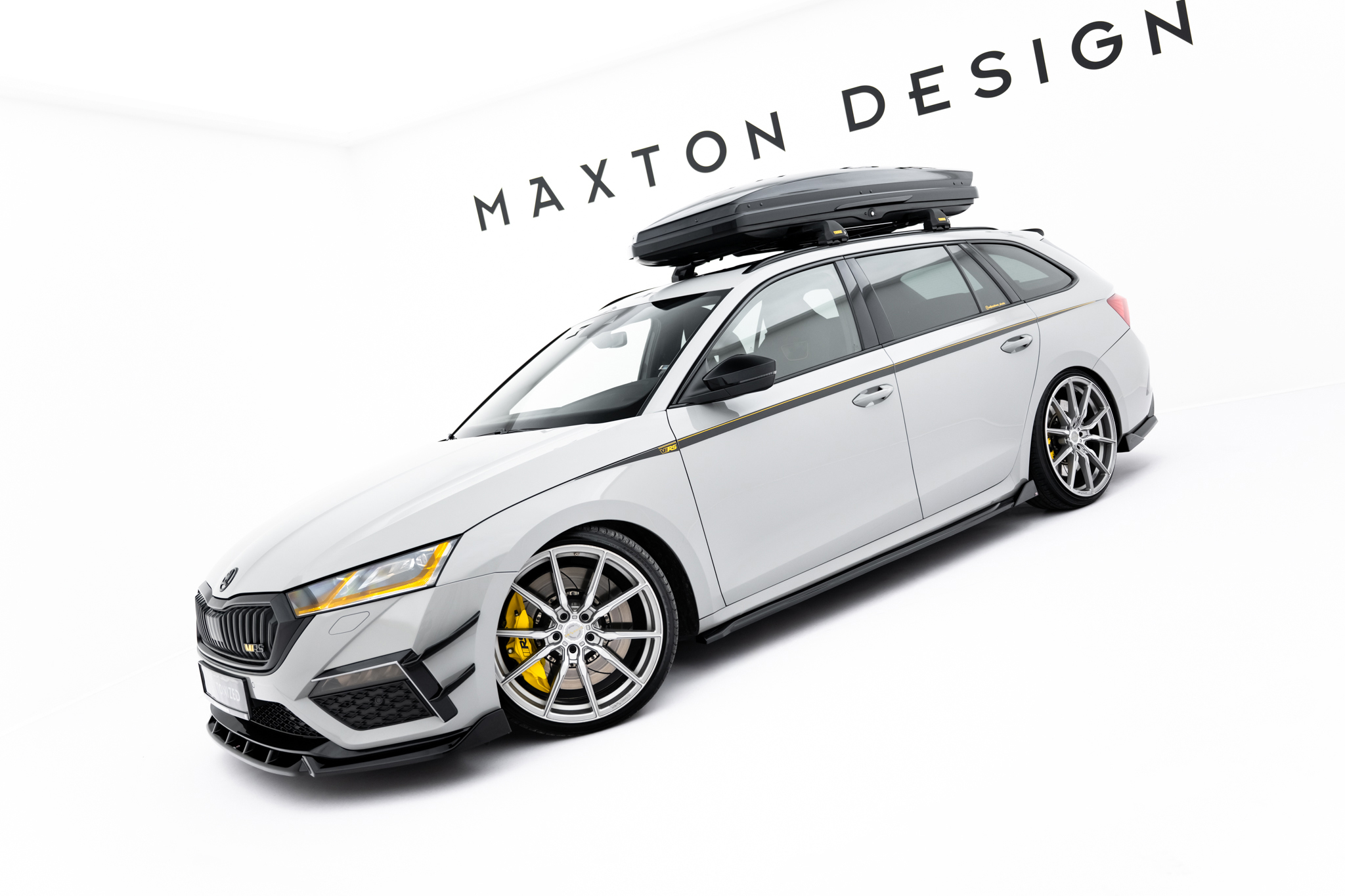 Maxton Design Комплект сплиттеров V.2 для Skoda Octavia RS Combi Mk4