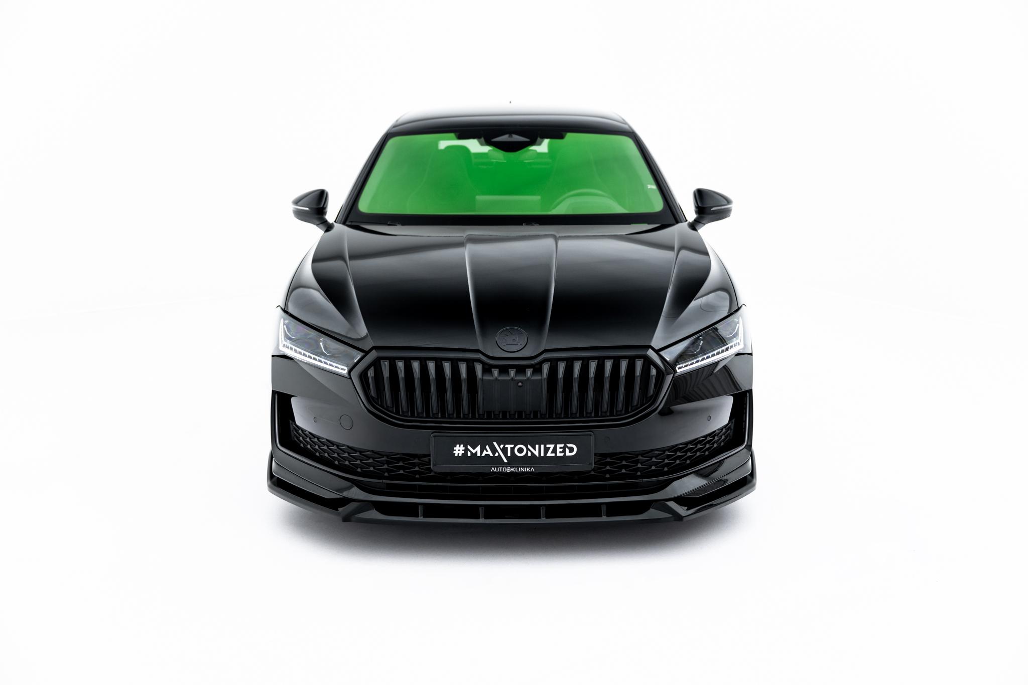 Maxton Design Комплект сплиттеров V.2 для Skoda Superb Sportline Mk4 — изображение 2