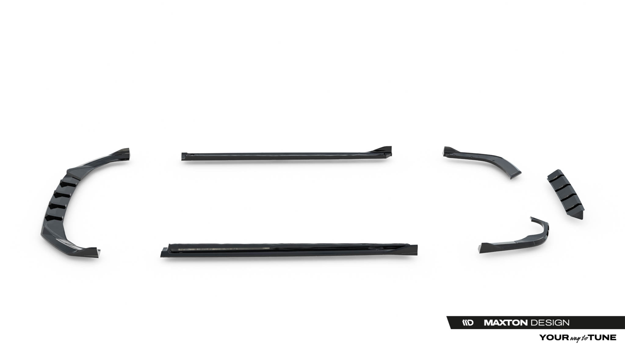 Maxton Design Комплект сплиттеров V.2 для Skoda Superb Sportline Mk4 — изображение 16