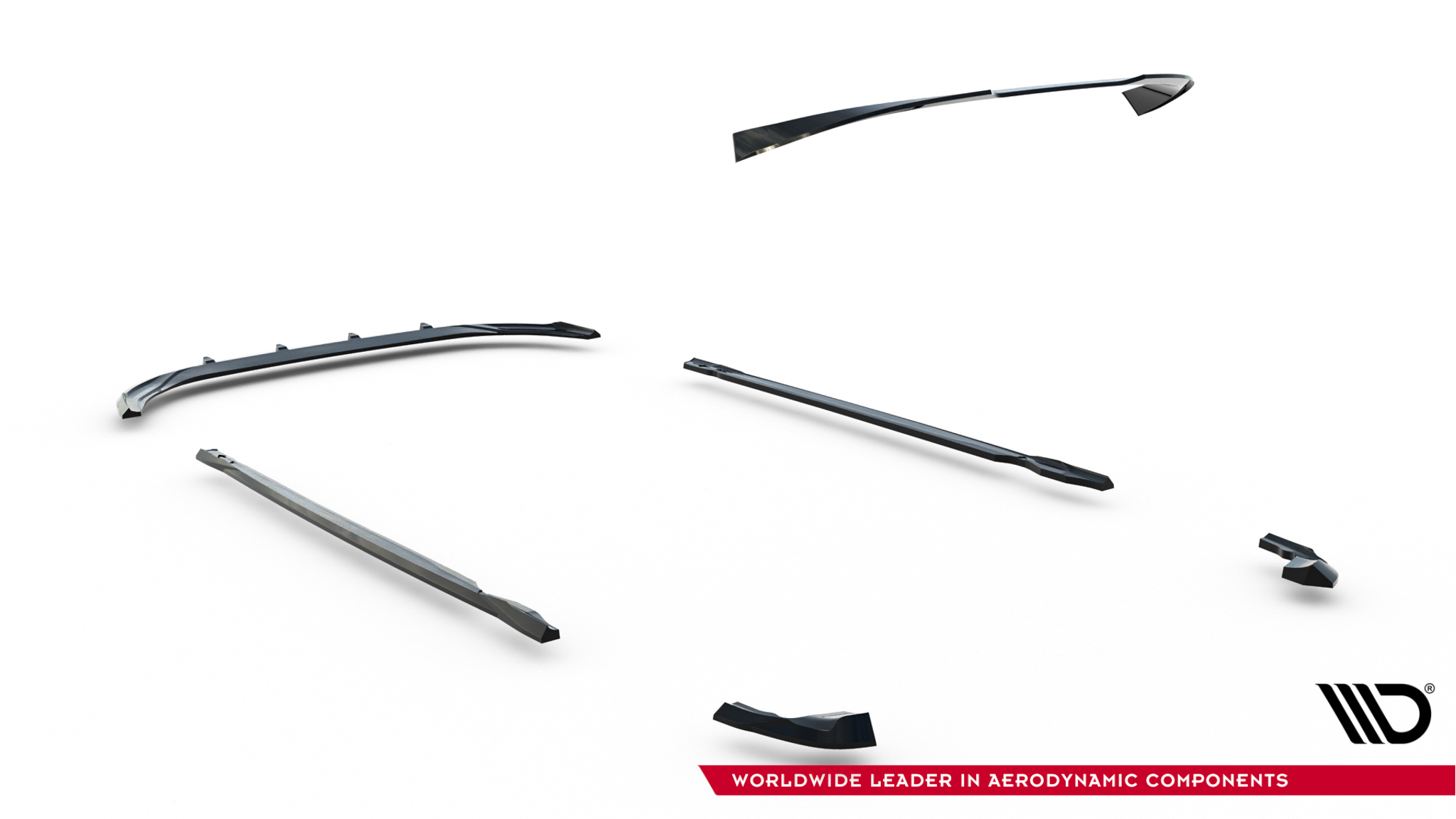 Maxton Design Комплект сплиттеров V.2 для Volkswagen Golf R Hatchback Mk8 Facelift — изображение 17