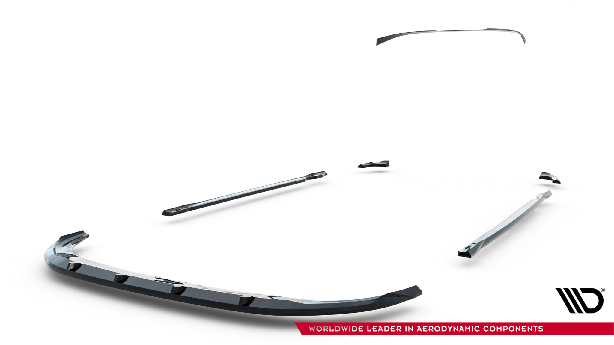 Maxton Design Комплект сплиттеров V.2 для Volkswagen Golf R Hatchback Mk8 Facelift — изображение 18