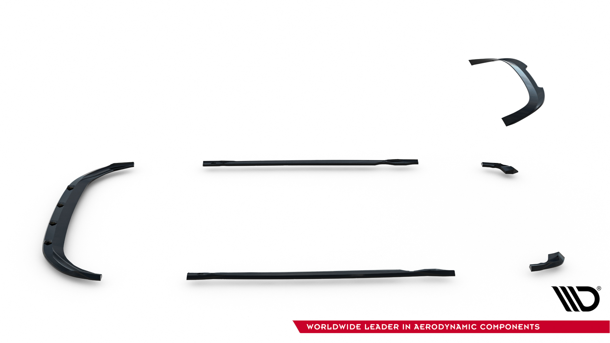 Maxton Design Комплект сплиттеров V.2 для Volkswagen Golf R Hatchback Mk8 Facelift — изображение 19