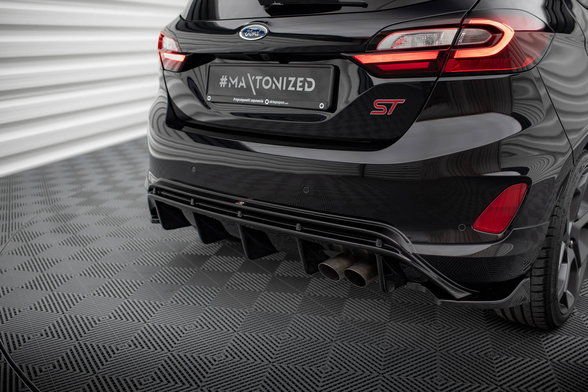 Maxton Design Комплект сплиттеров V.3 для Ford Fiesta ST Mk8 Facelift — изображение 8