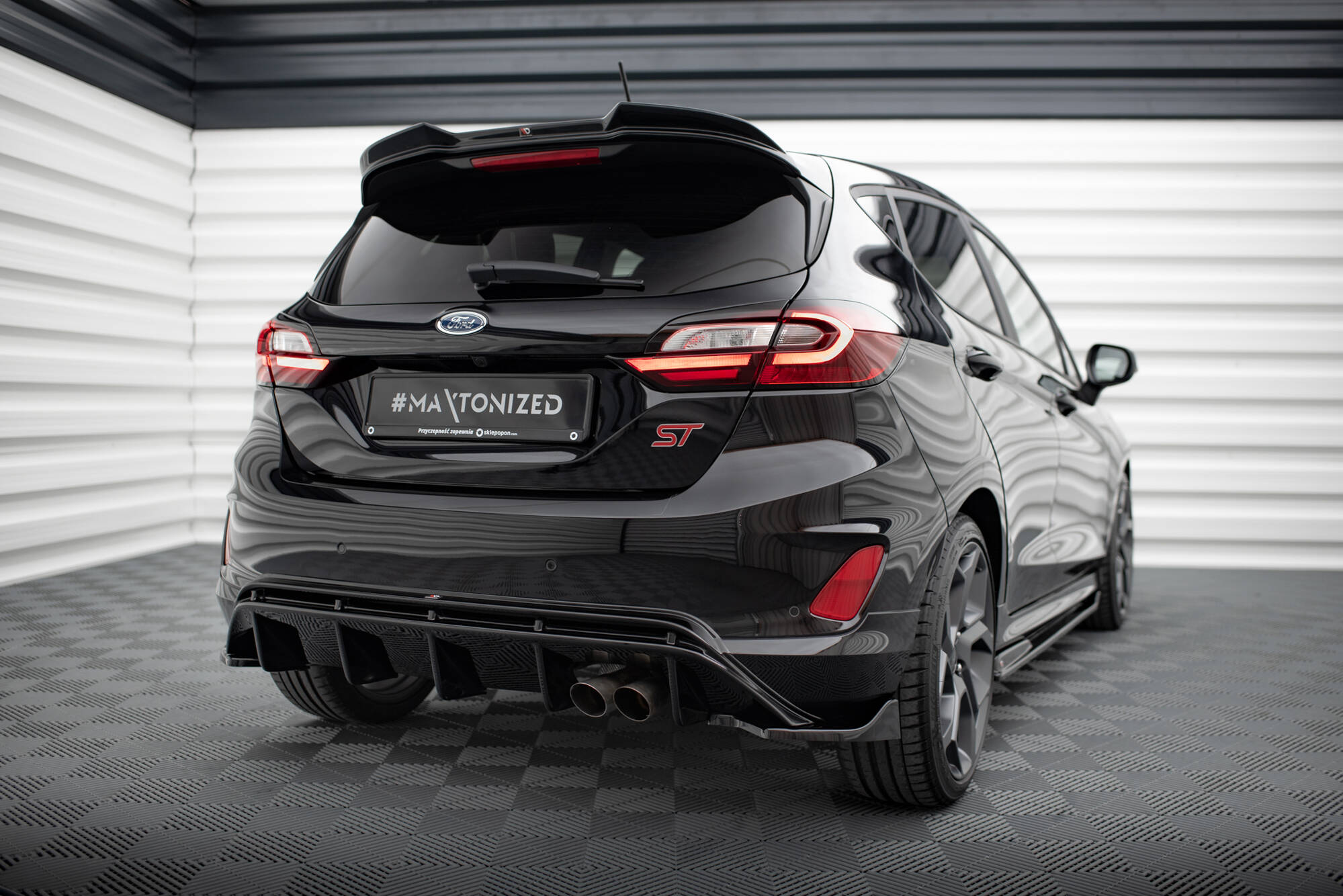 Maxton Design Комплект сплиттеров V.3 для Ford Fiesta ST Mk8 Facelift — изображение 12