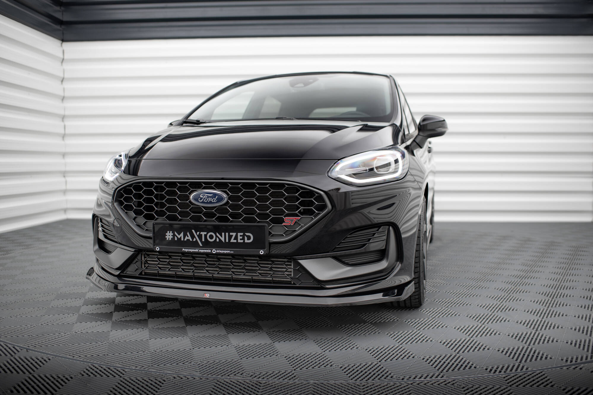 Maxton Design Комплект сплиттеров V.3 для Ford Fiesta ST Mk8 Facelift — изображение 4