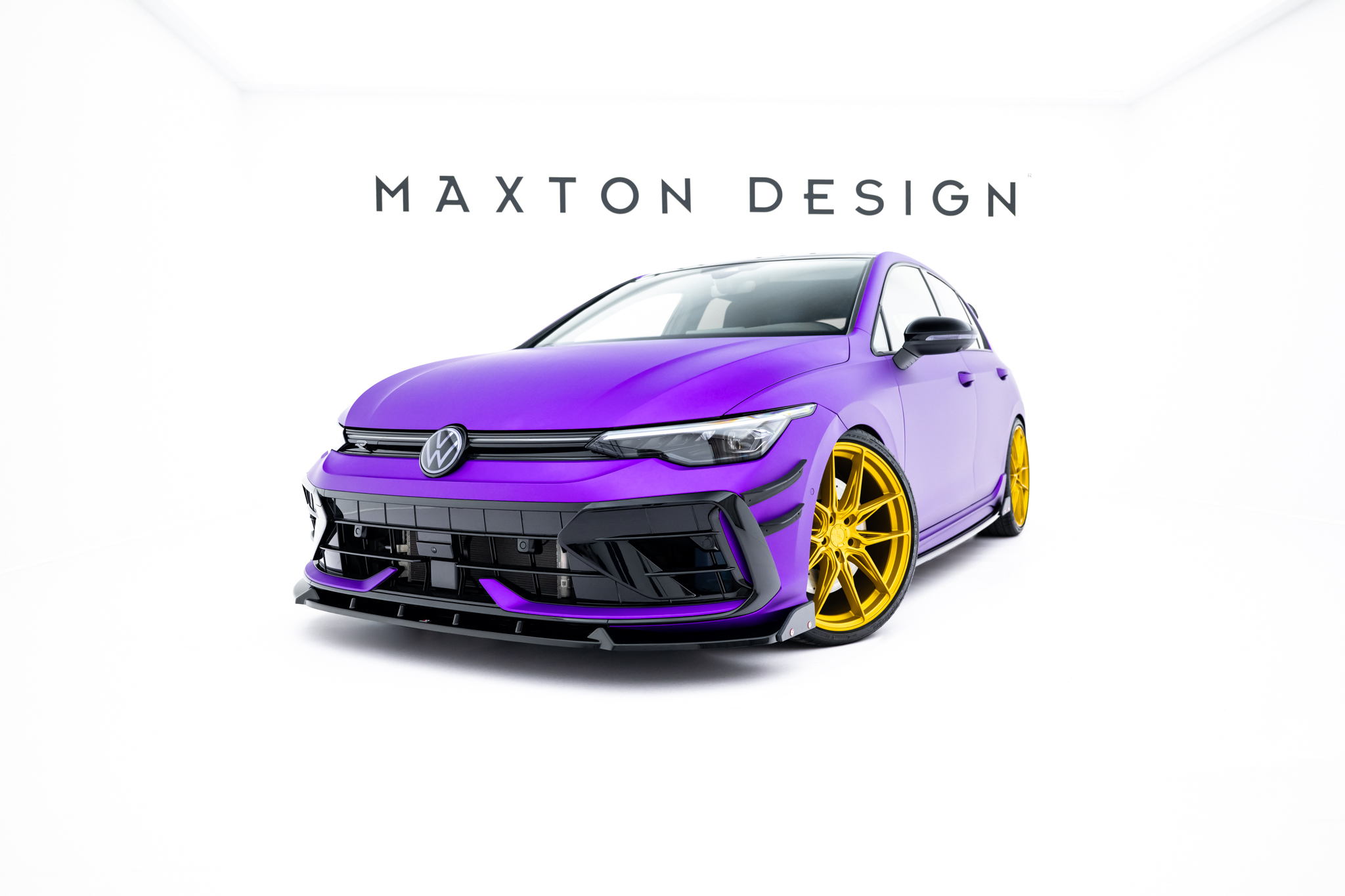 Maxton Design Комплект сплиттеров V.3 для Volkswagen Golf R Hatchback Mk8 Facelift — изображение 2
