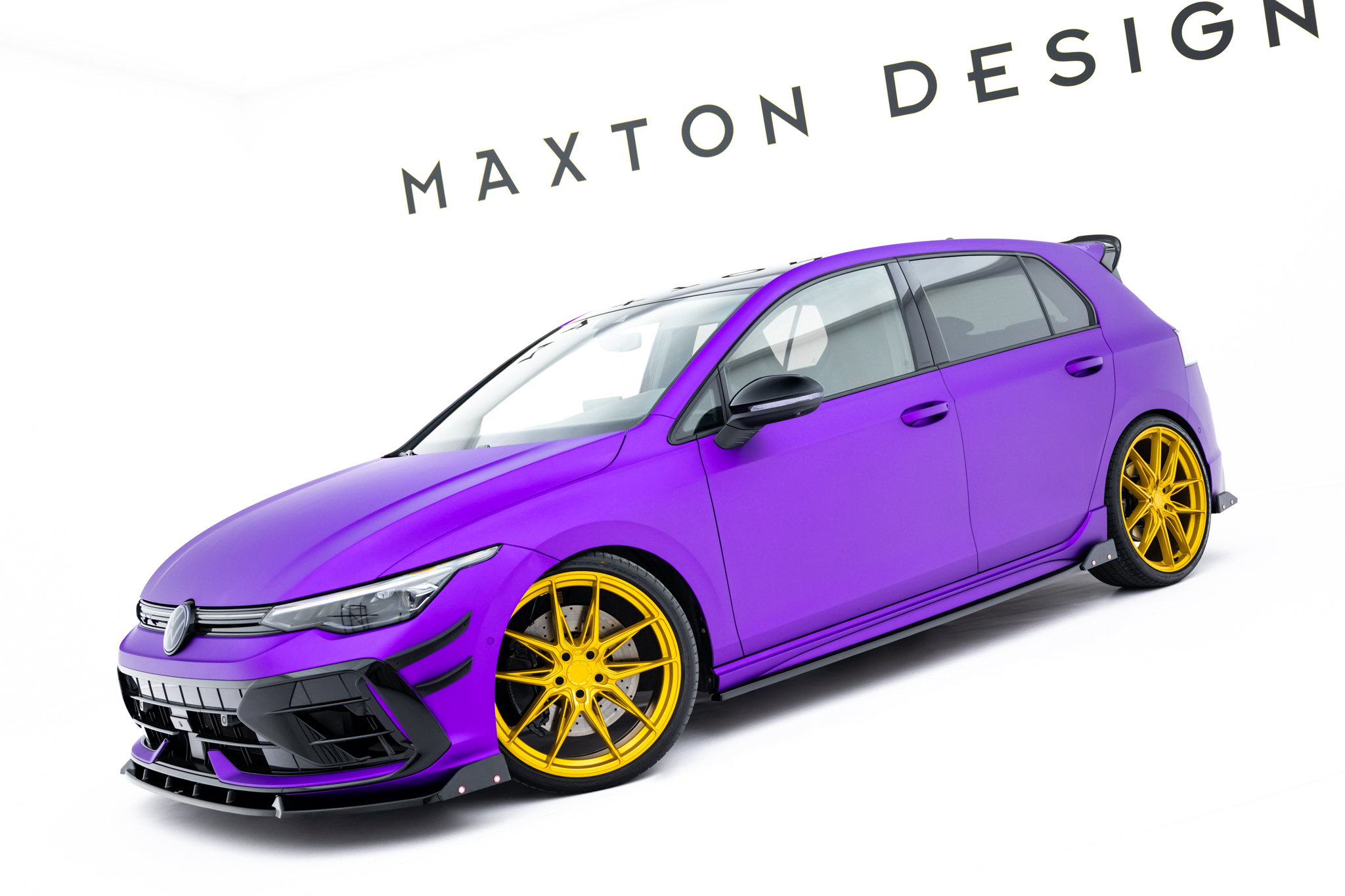 Maxton Design Комплект сплиттеров V.3 для Volkswagen Golf R Hatchback Mk8 Facelift