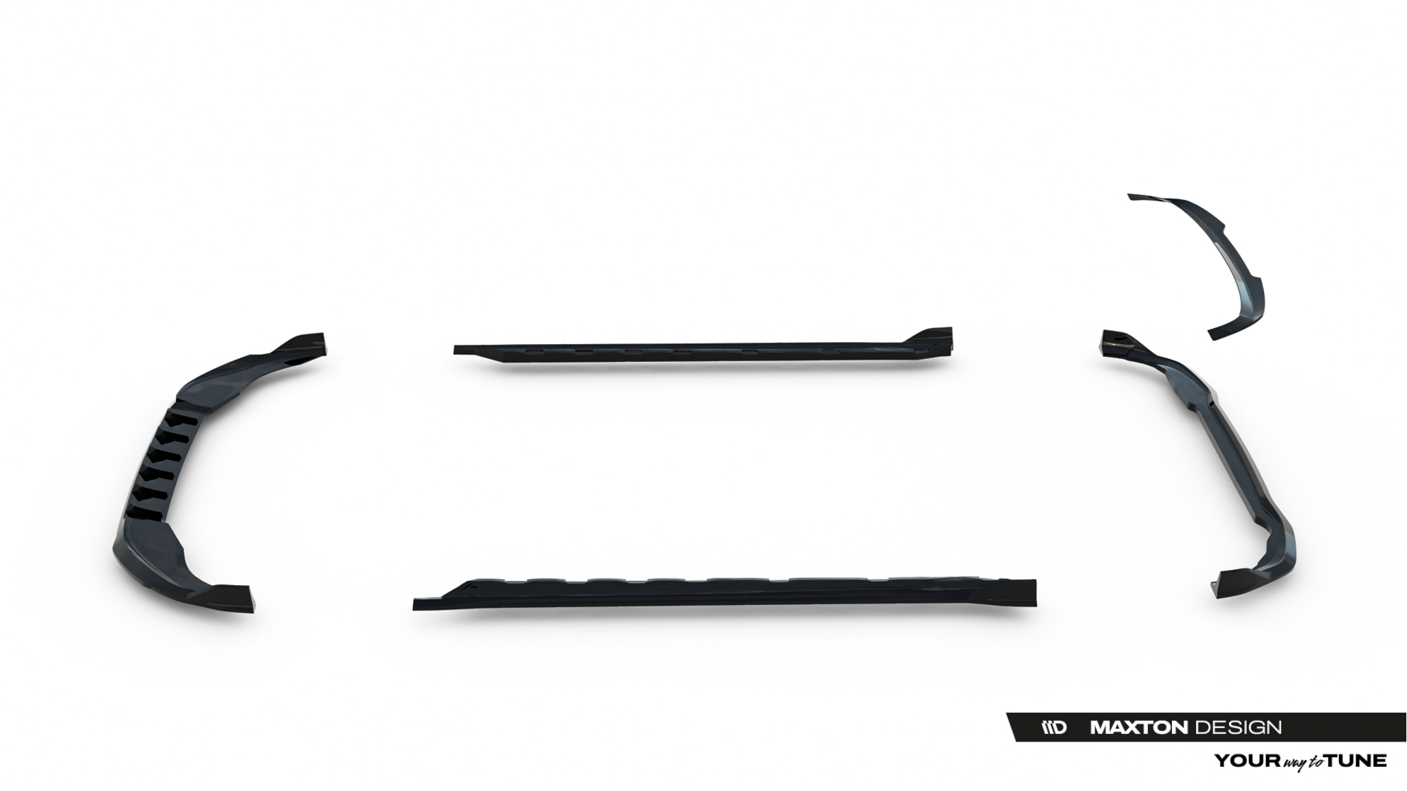 Maxton Design Комплект сплиттеров для Volkswagen Golf Hatchback Mk8 Facelift — изображение 20