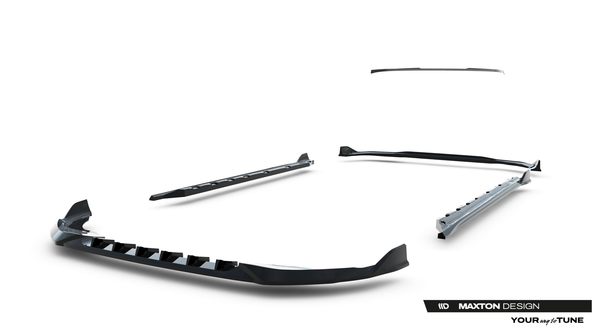 Maxton Design Комплект сплиттеров для Volkswagen Golf Hatchback Mk8 Facelift — изображение 21