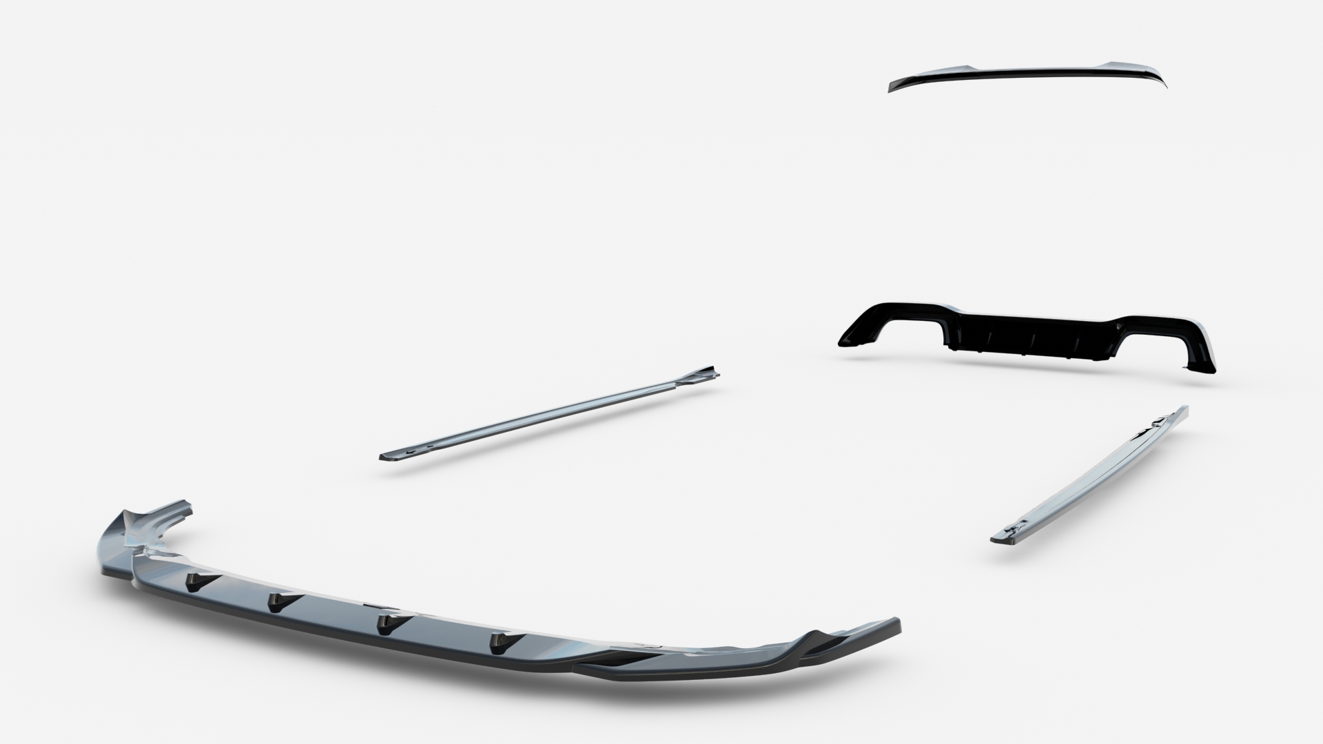 Maxton Design Комплект сплиттеров для Volkswagen Golf R Hatchback Mk8 — изображение 13