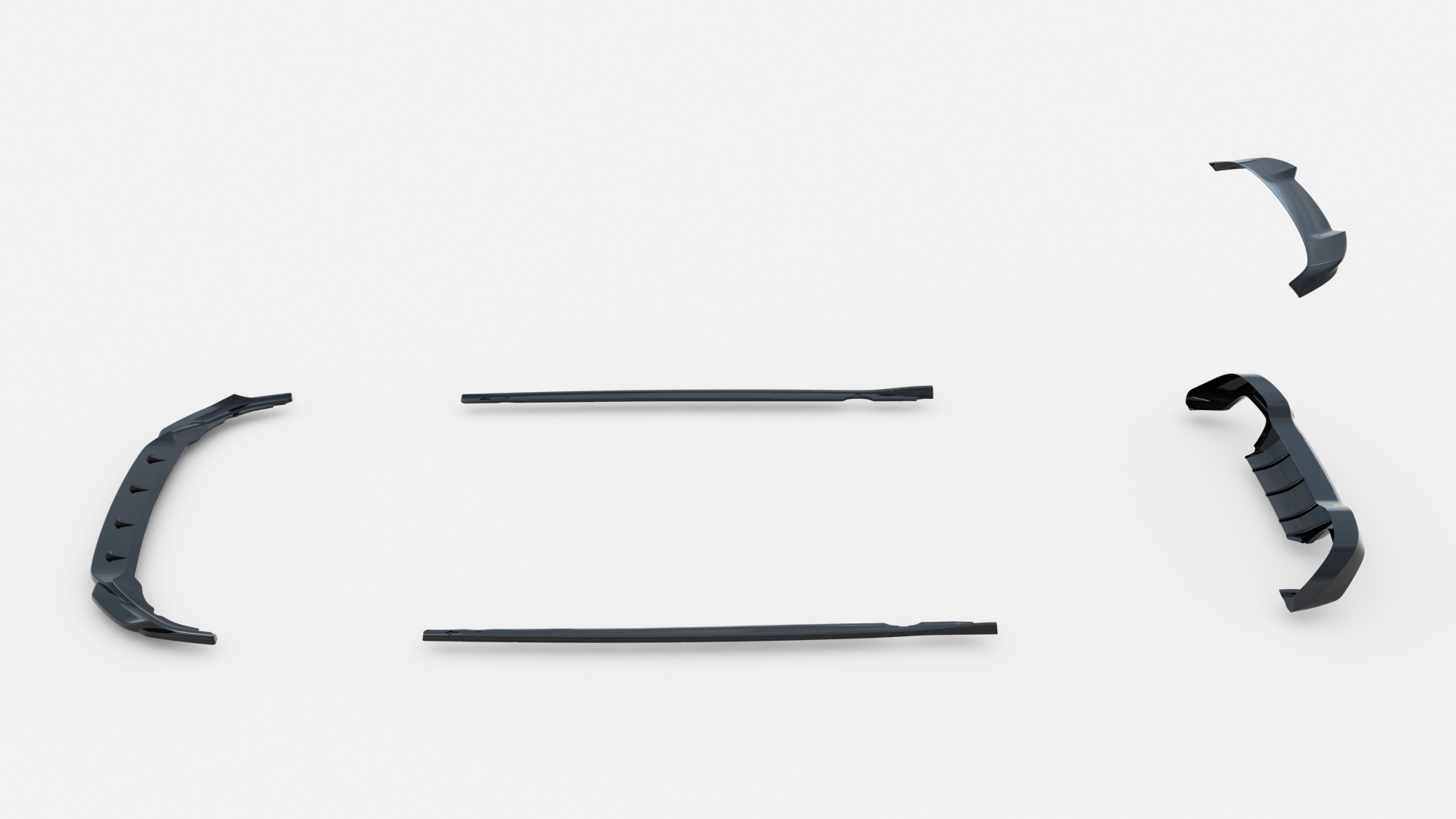 Maxton Design Комплект сплиттеров для Volkswagen Golf R Hatchback Mk8 — изображение 14