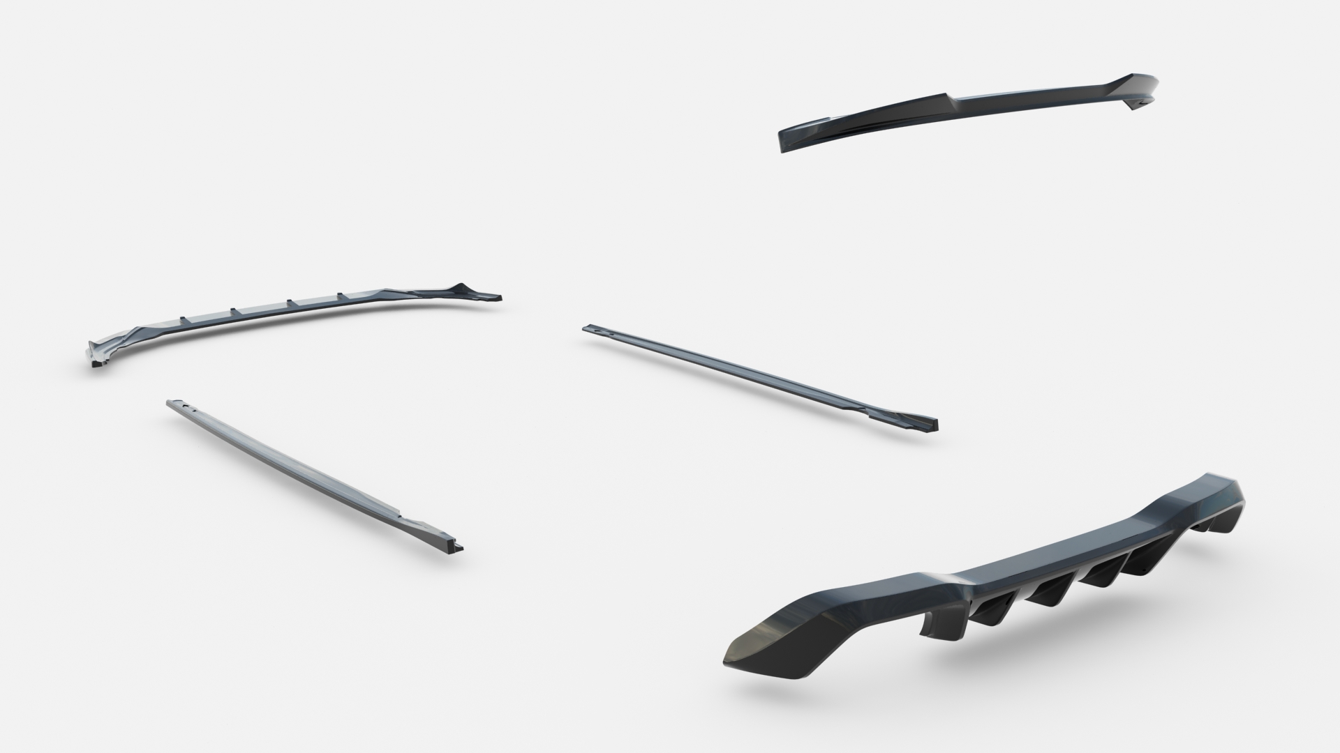 Maxton Design Комплект сплиттеров для Volkswagen Golf R Hatchback Mk8 — изображение 15