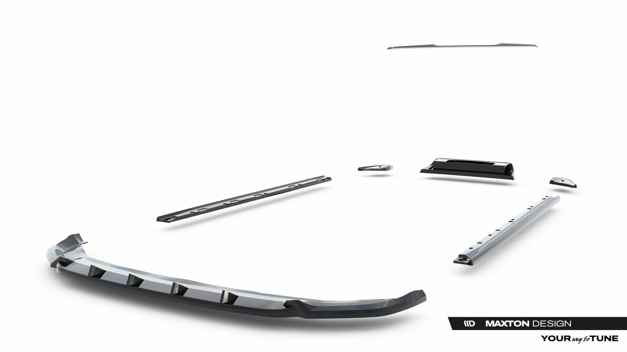 Maxton Design Комплект сплиттеров для Volkswagen T-Roc R Mk1 — изображение 17