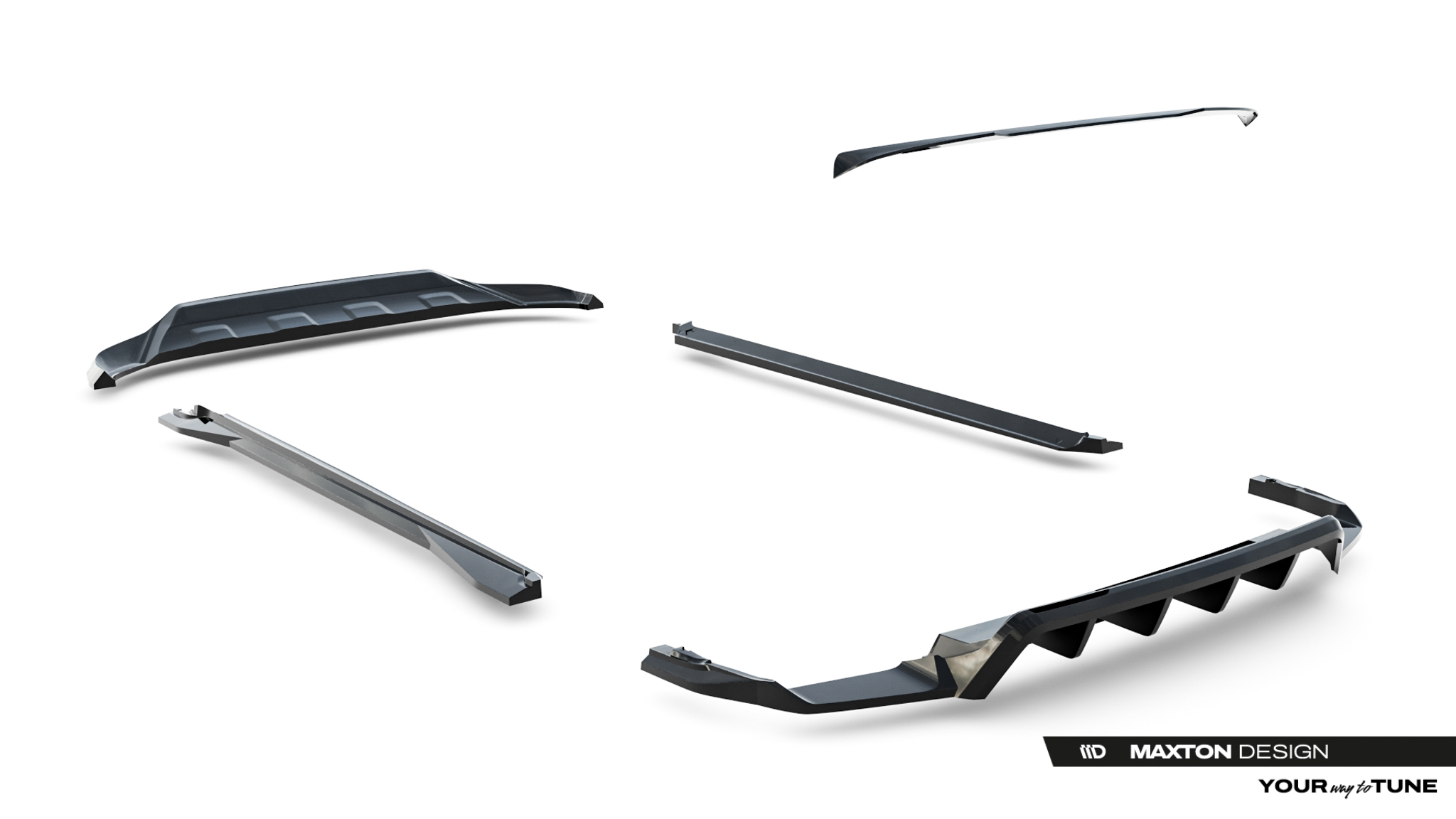 Maxton Design Комплект сплиттеров для Volkswagen Touareg R-Line Mk3 Facelift — изображение 24