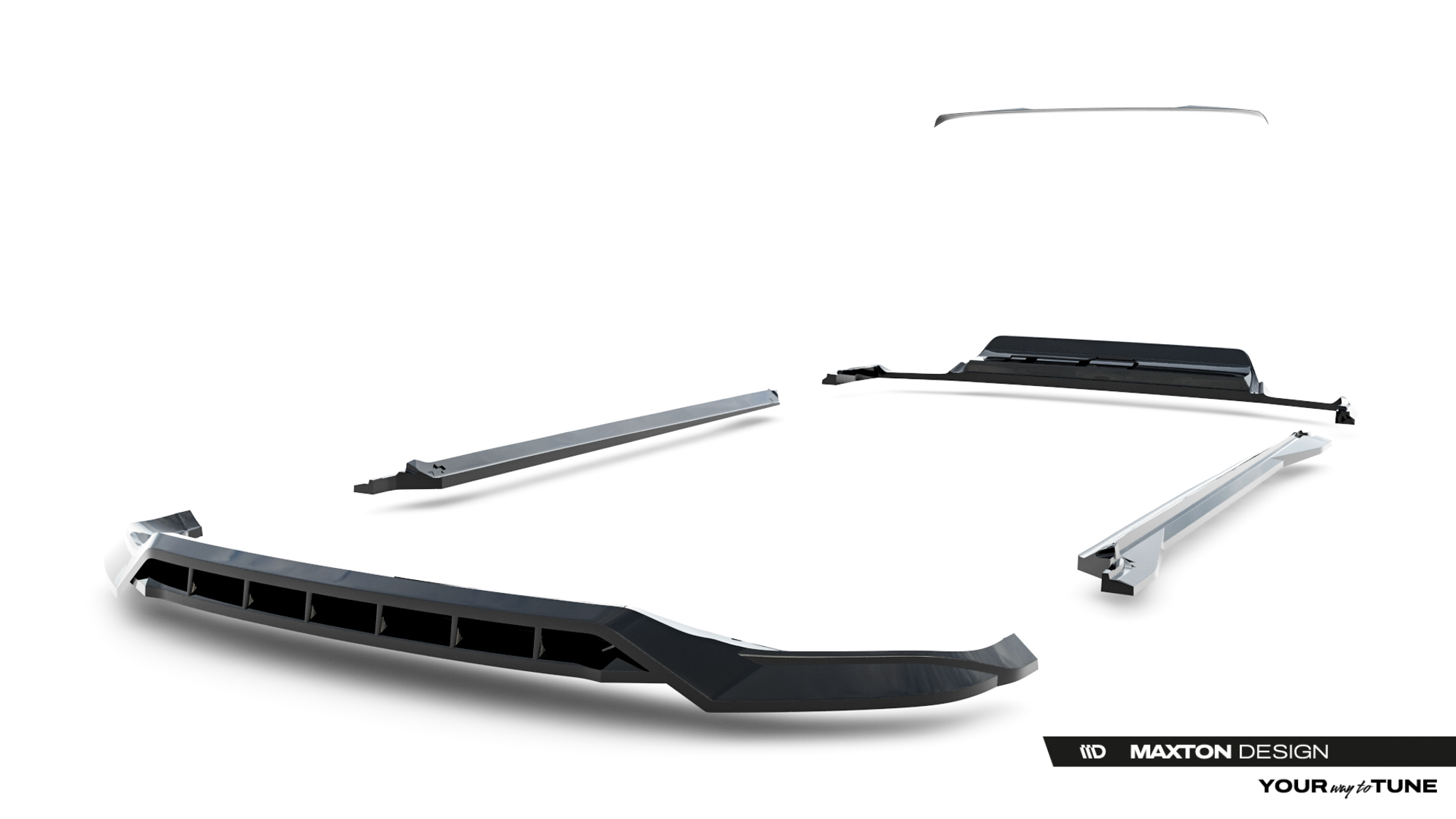 Maxton Design Комплект сплиттеров для Volkswagen Touareg R-Line Mk3 Facelift — изображение 26
