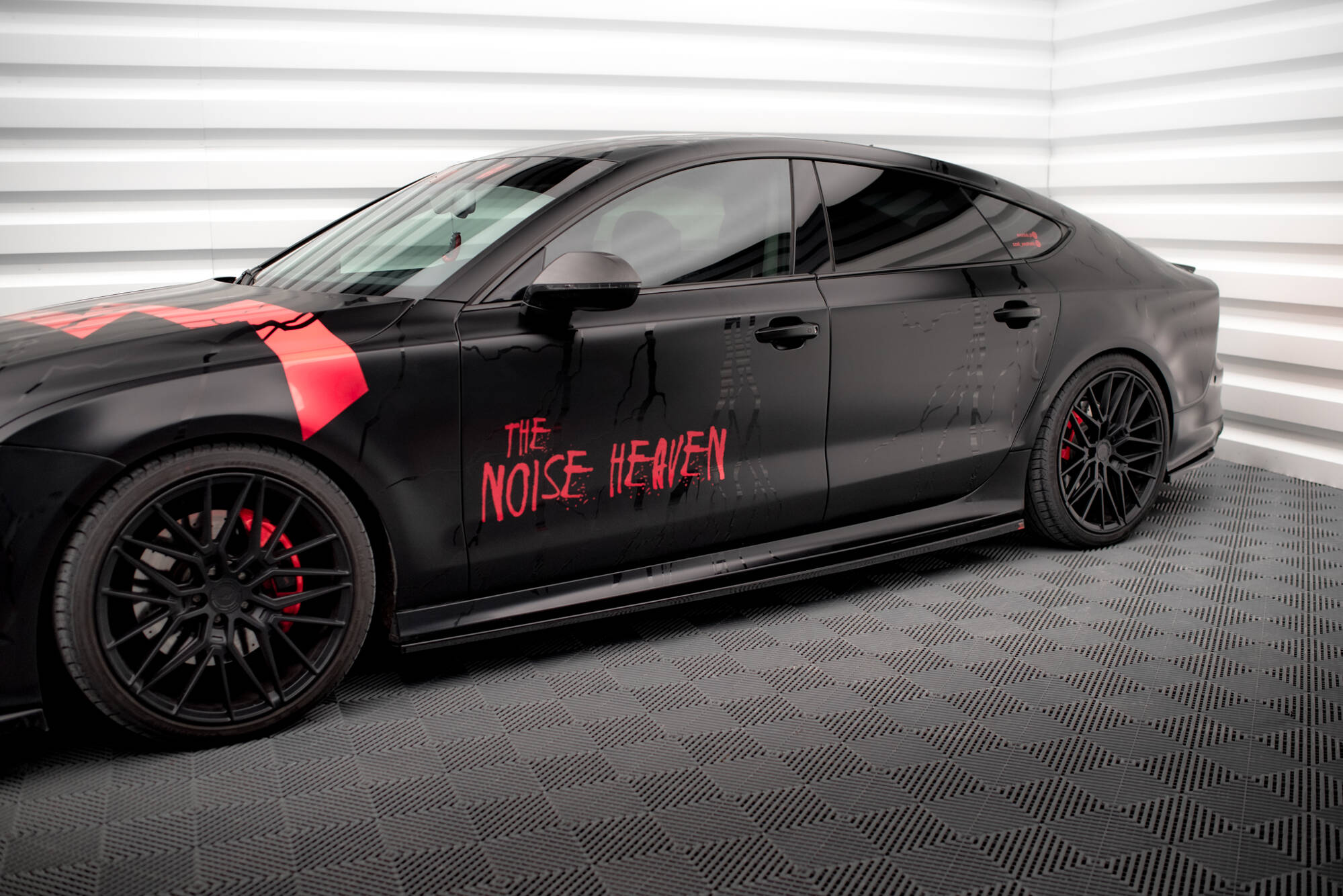 Maxton Design Боковые пороги и диффузоры для Audi A7 RS7 Look C7