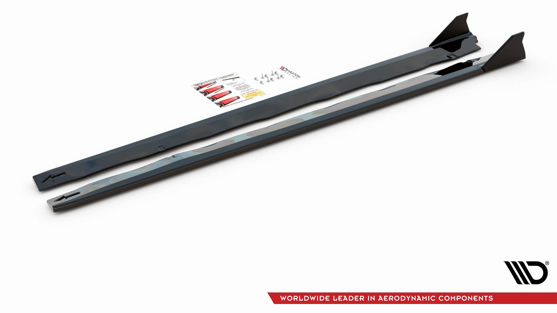 Maxton Design Боковые пороги, диффузоры и накладки на пороги для Ford Mustang GT Mk6 Facelift — изображение 5