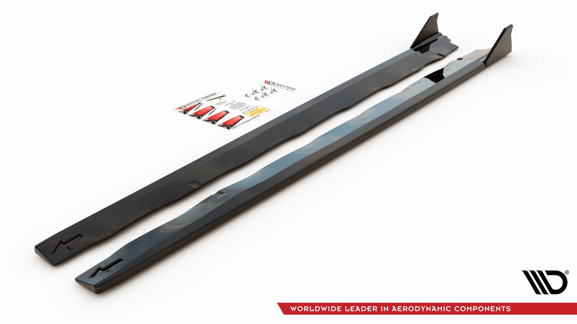 Maxton Design Боковые пороги, диффузоры и накладки на пороги для Ford Mustang GT Mk6 Facelift — изображение 6