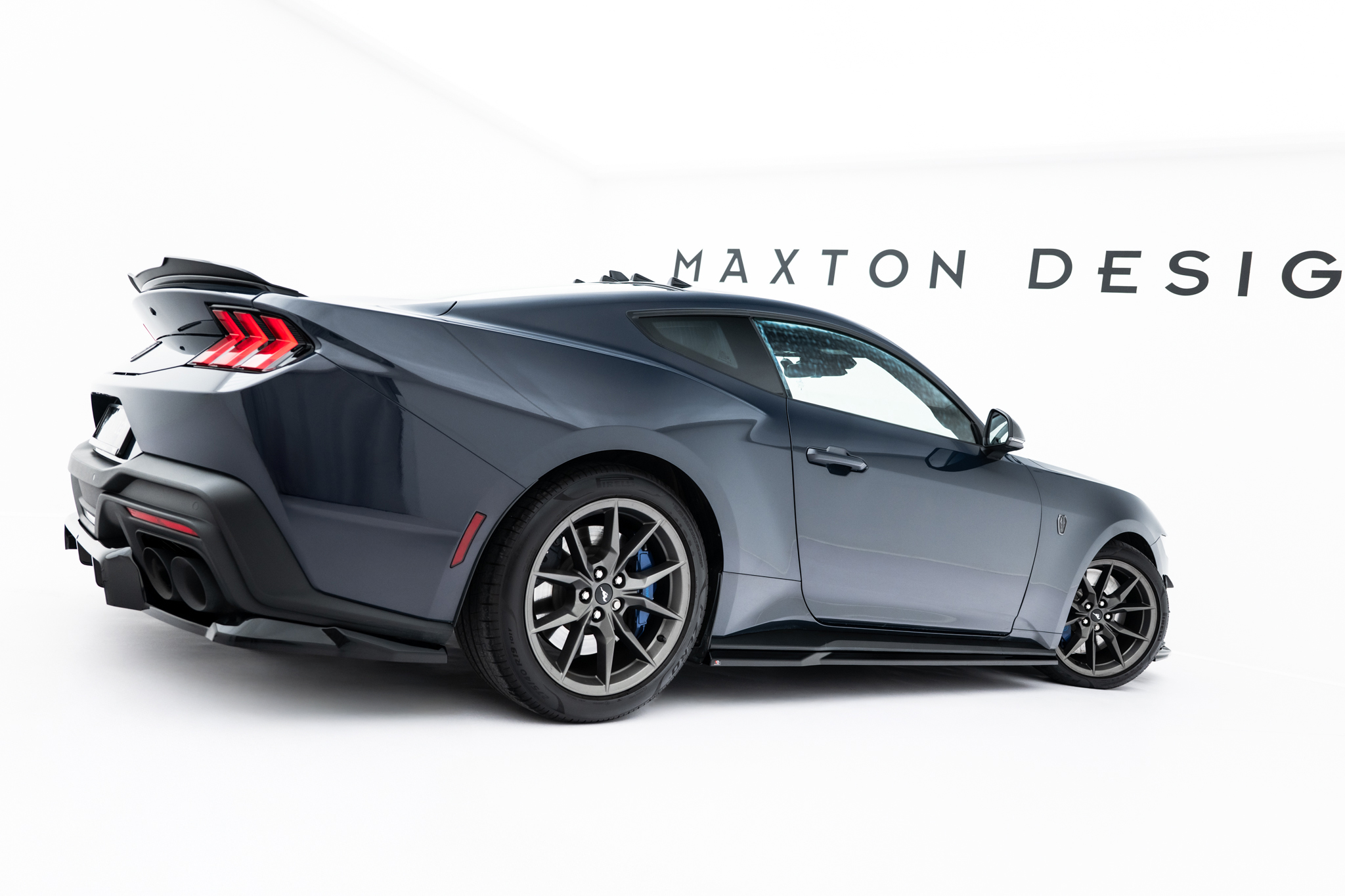 Maxton Design Боковые пороги и диффузоры для Ford Mustang Dark Horse Mk7