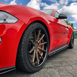 Maxton Design Боковые пороги и диффузоры для Ford Mustang Mk. 6 (рестайлинг).