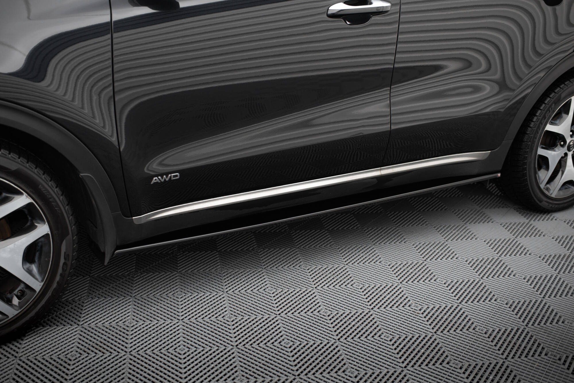 Maxton Design Боковые пороги и диффузоры для Kia Sportage GT-Line Mk4