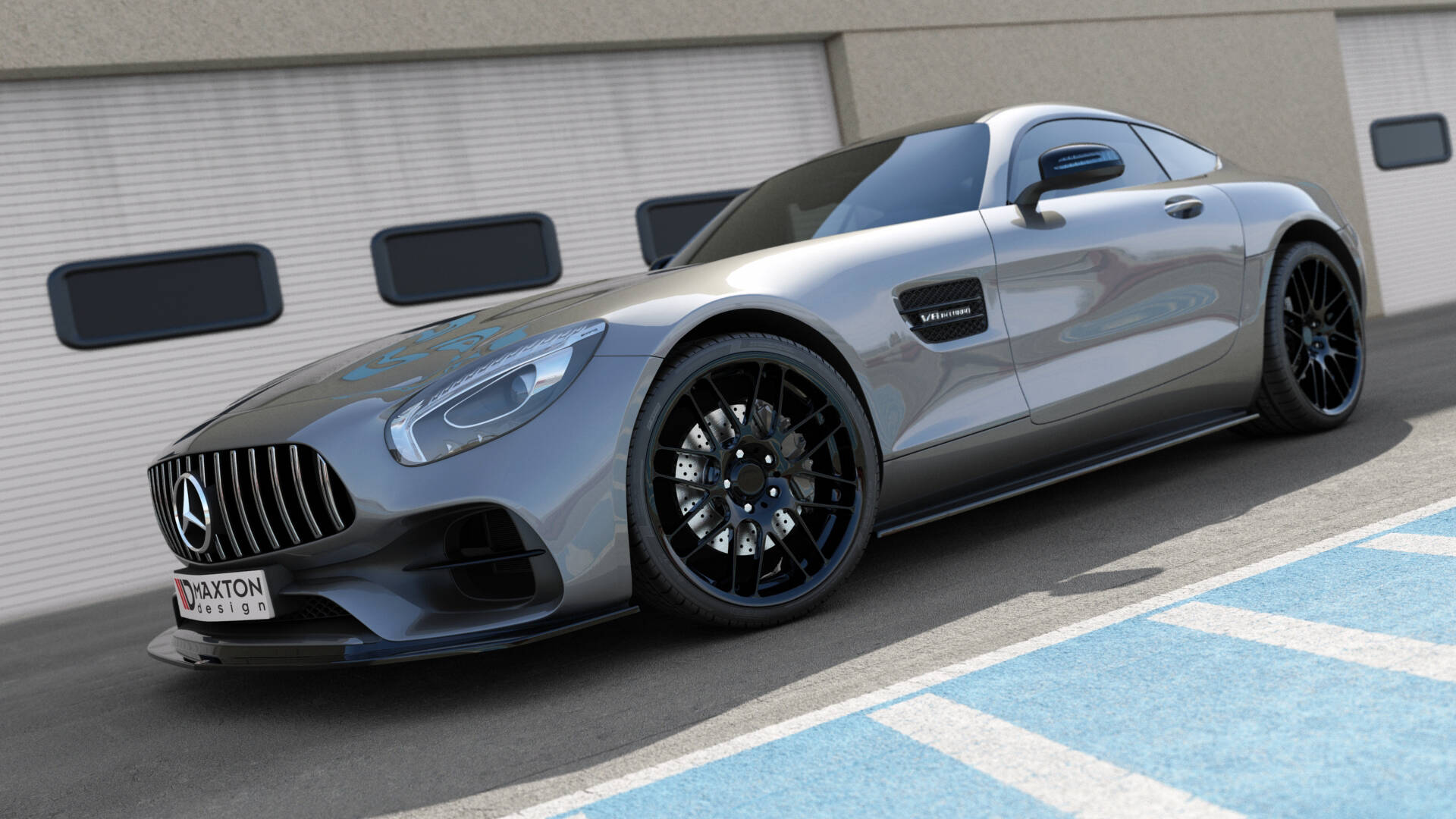 Maxton Design Боковые диффузоры Mercedes-AMG GT / GT S C190 Facelift