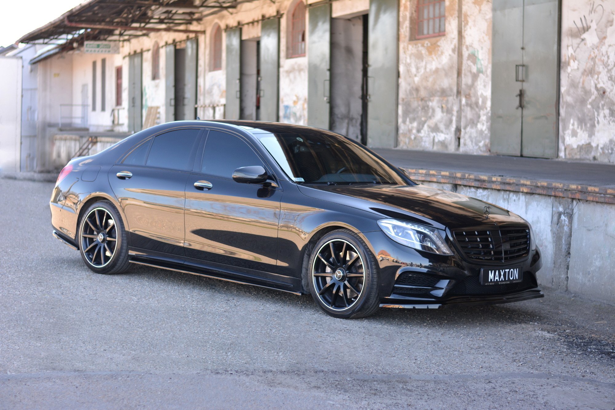 Maxton Design Боковые пороги и диффузоры Mercedes-Benz S AMG-Line W222 / W222 Facelift