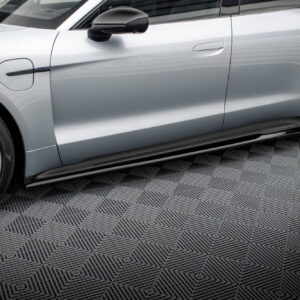 Maxton Design Боковые диффузоры для Porsche Taycan Sport Design / Taycan 4 Sport Design / Taycan 4S Design / Taycan GTS Sport Design Mk1