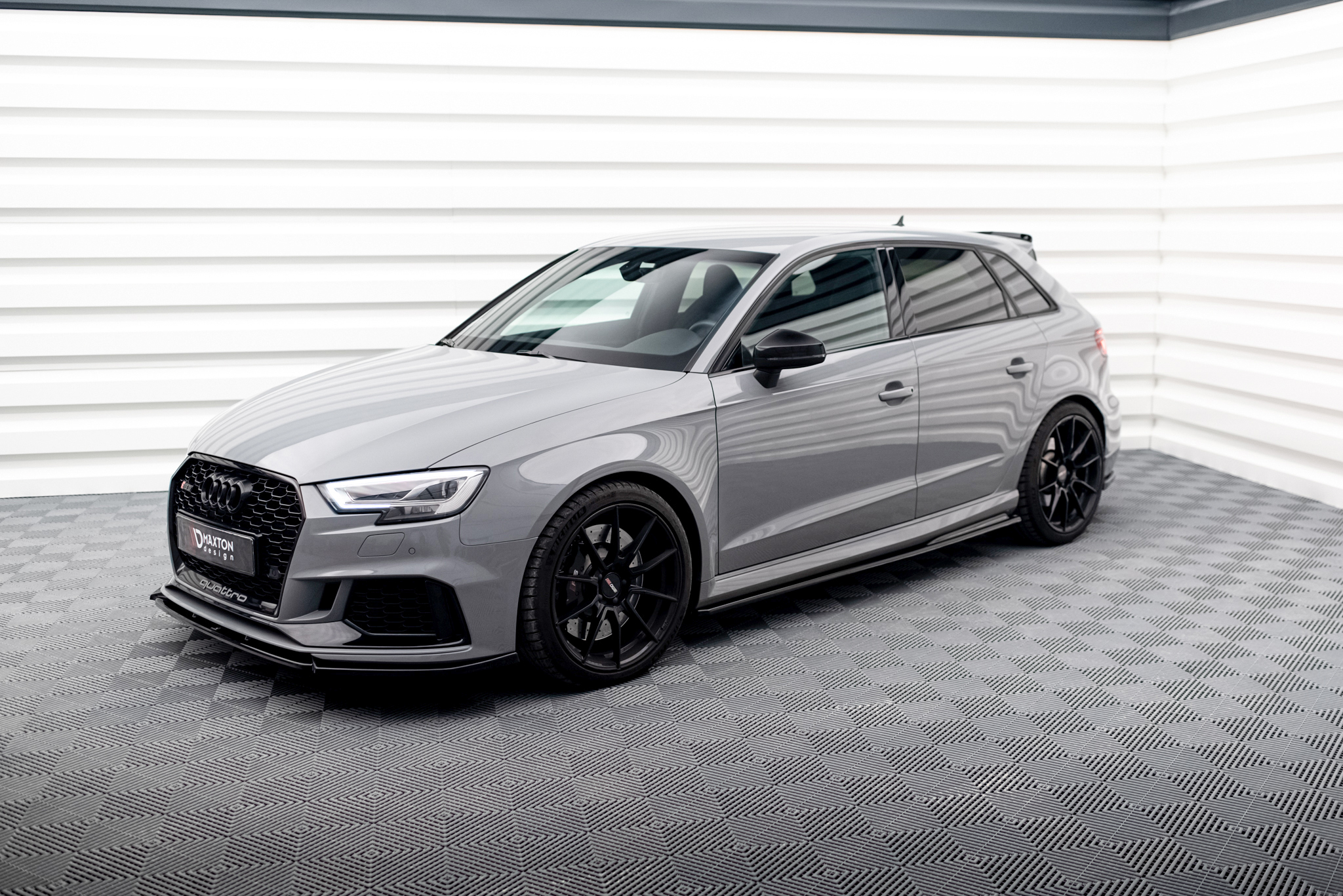 Maxton Design Боковые пороги и диффузоры V.2 для Audi RS3 8V Sportback Facelift — изображение 3