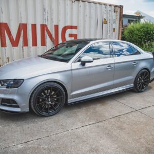 Maxton Design Боковые диффузоры V.2 для Audi S3 / A3 S-Line Sedan 8V Facelift