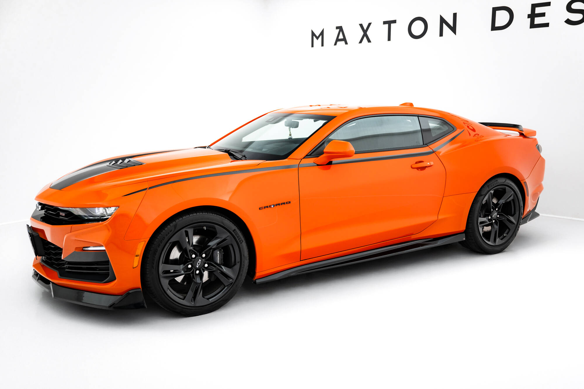Maxton Design Боковые пороги и диффузоры V.2 для Chevrolet Camaro SS Mk6 Facelift — изображение 2
