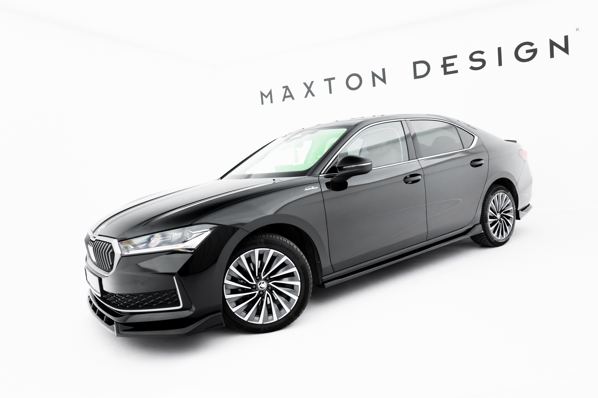 Maxton Design Пороги Диффузоры V.2 Skoda Superb Mk4 — изображение 3