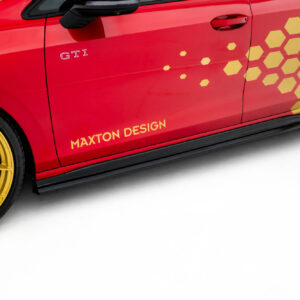 Maxton Design Боковые пороги и диффузоры V.2 для Volkswagen Golf GTI Clubsport Mk8 (рестайлинг)