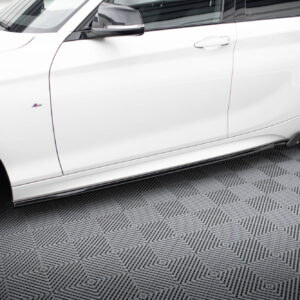 Maxton Design Боковые юбки-диффузоры V.4 + накладки BMW 1 M-Pack / M140i F20 Facelift