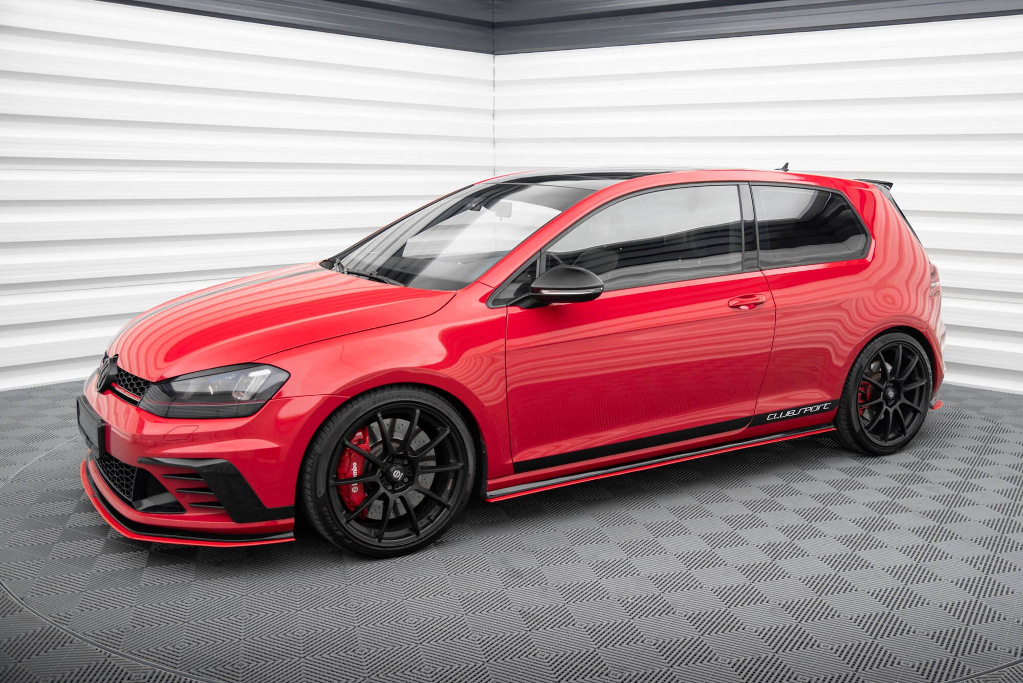 Maxton Design Пороги Диффузоры Volkswagen Golf GTI Clubsport Mk7 — изображение 2