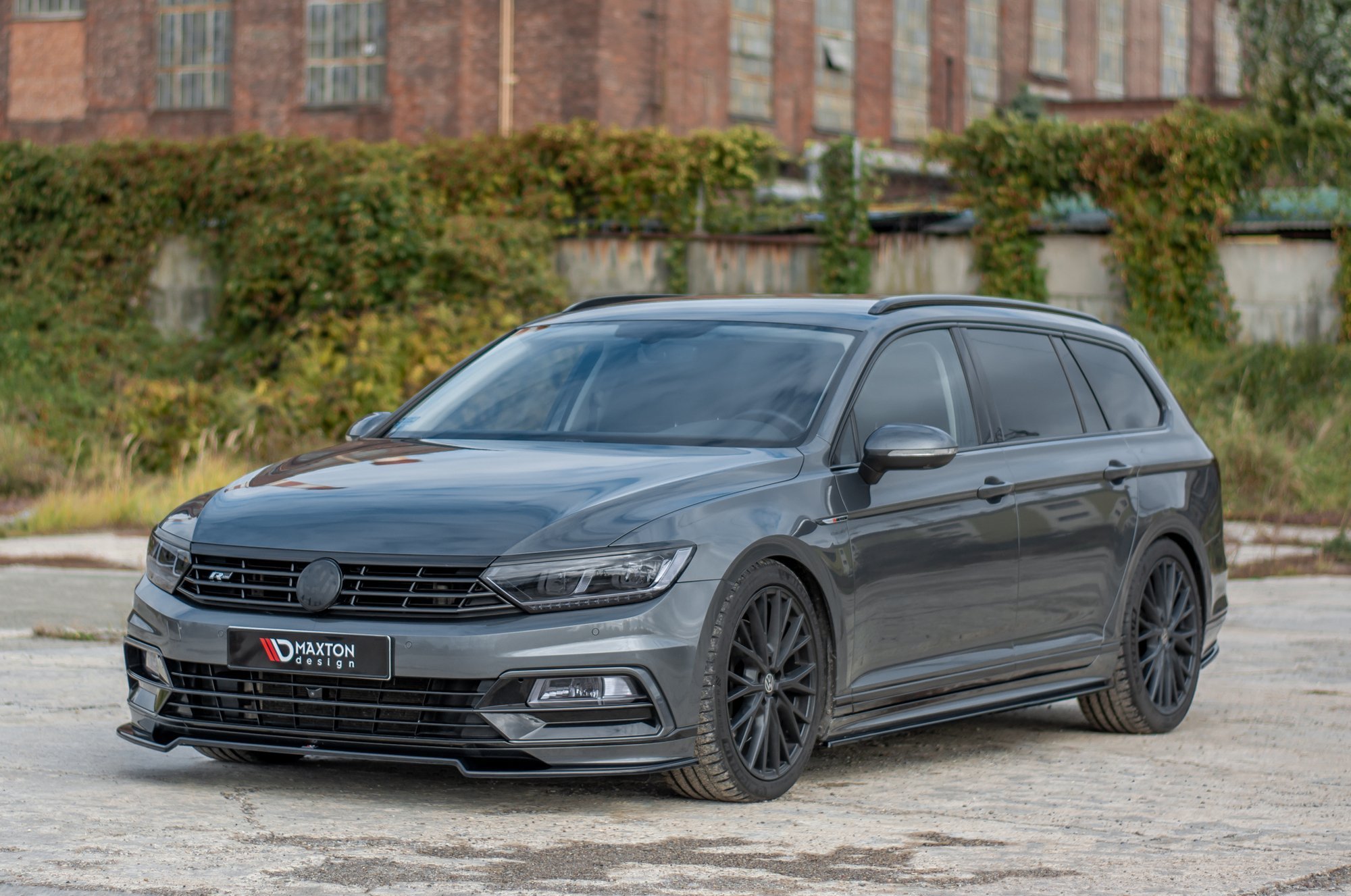 Maxton Design Боковые юбки и диффузоры для Volkswagen Passat R-Line B8 — изображение 4