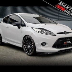 Maxton Design Боковые пороги (в стиле ST) для Ford Fiesta Mk7 / Mk7 FL, 3 двери.