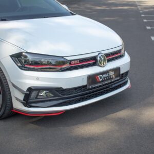 Maxton Design Сплиттеры Przednie Boczne Volkswagen Polo GTI/R-line Mk6