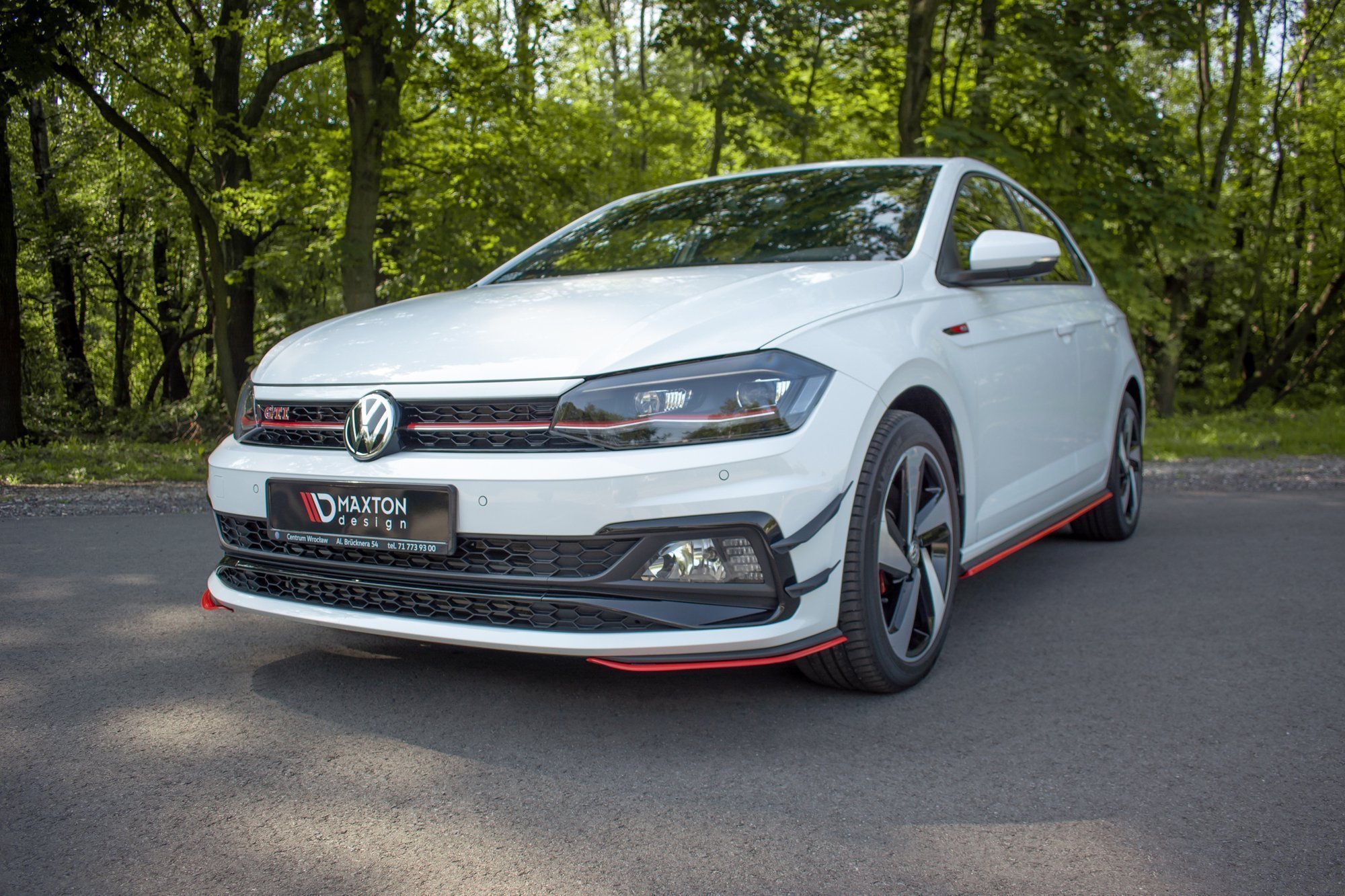 Maxton Design Сплиттеры Przednie Boczne Volkswagen Polo GTI/R-line Mk6 — изображение 4
