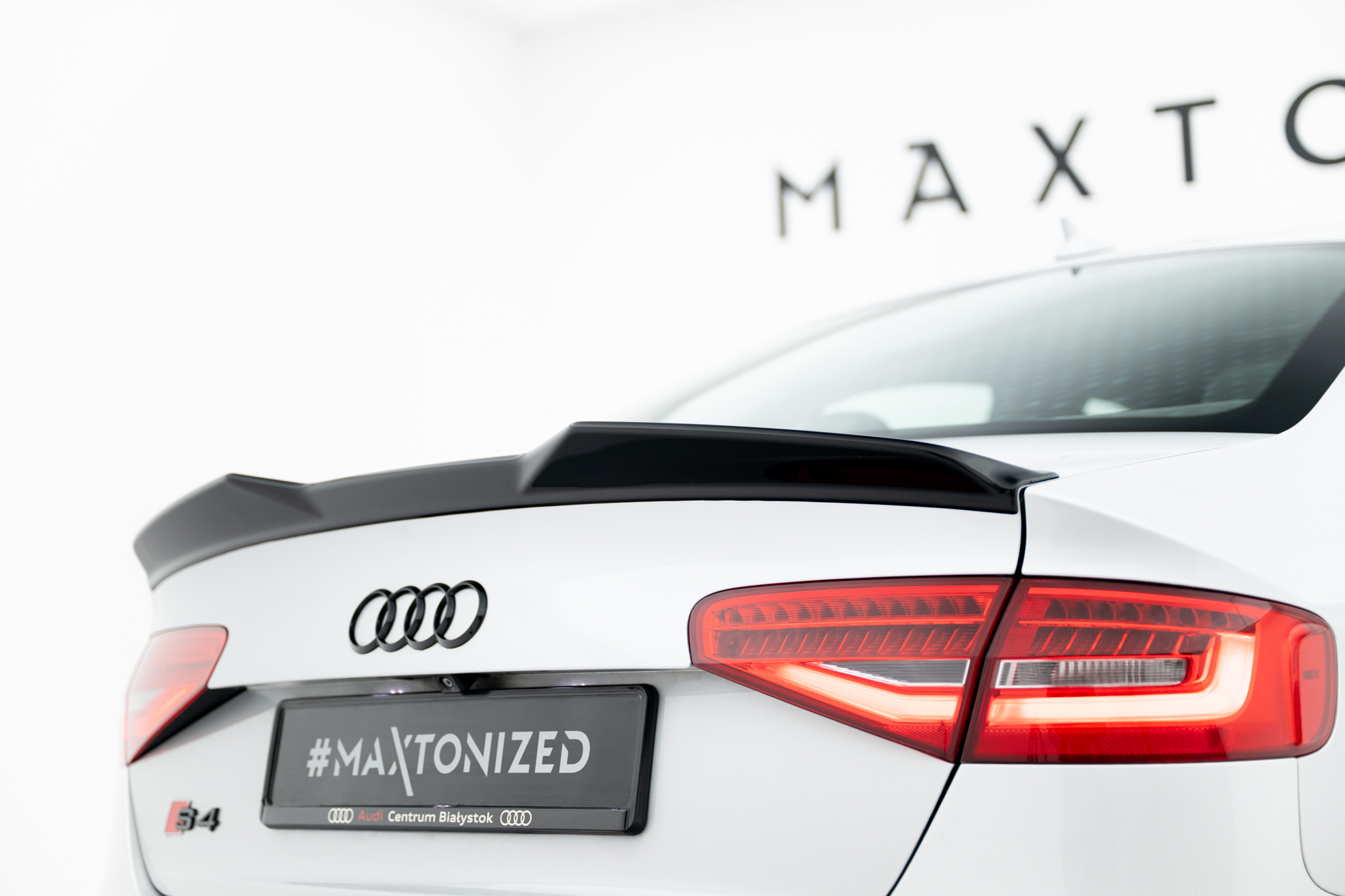 Maxton Design Накладка на спойлер 3D Audi S4 Sedan B8 Facelift