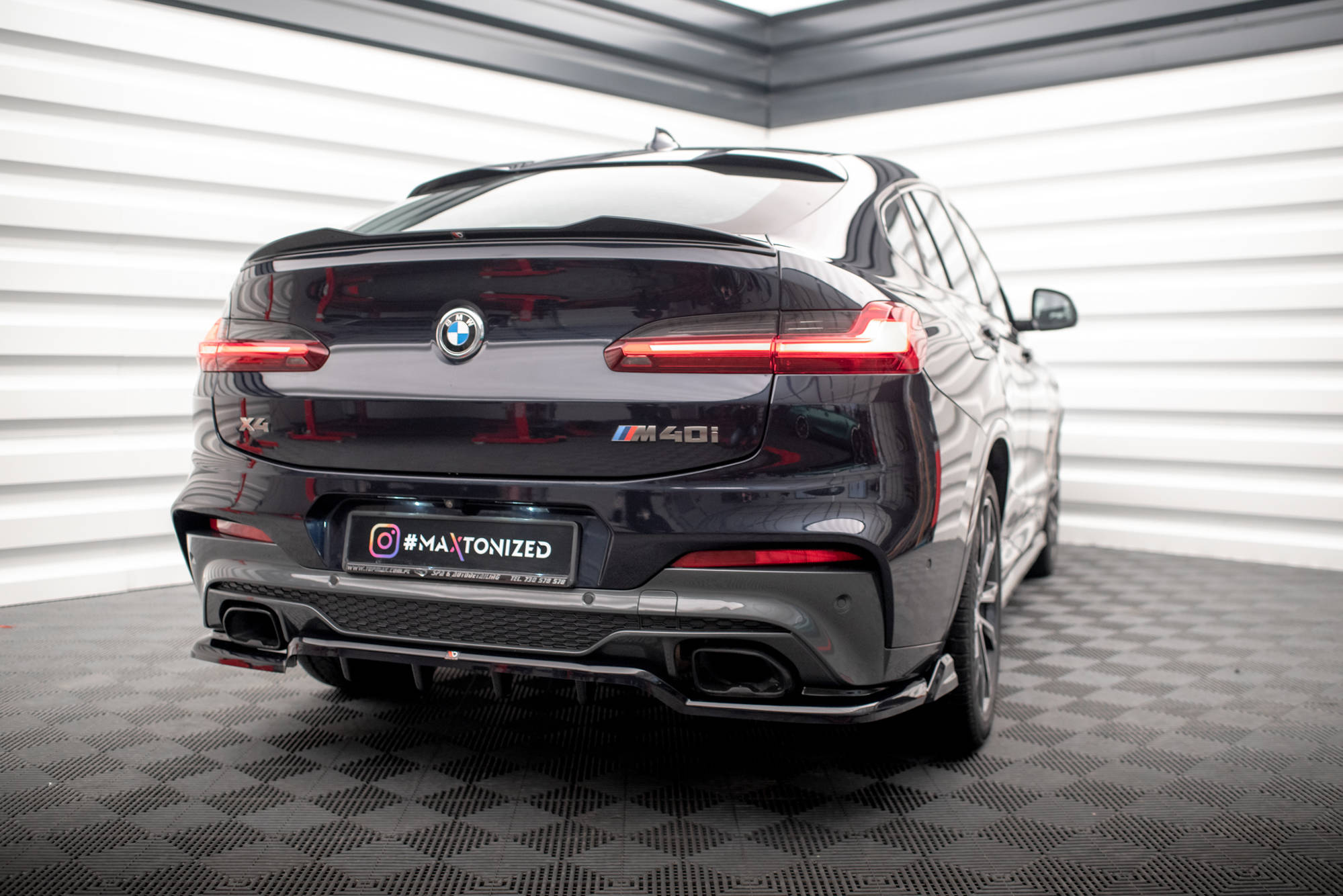 Maxton Design Накладка на спойлер 3D BMW X4 M-Pack G02 — изображение 2