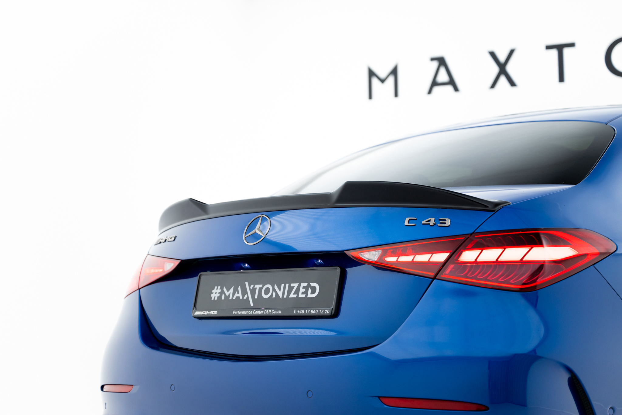 Maxton Design Накладка на спойлер 3D для Mercedes-AMG C 43 / AMG-Line Sedan W206