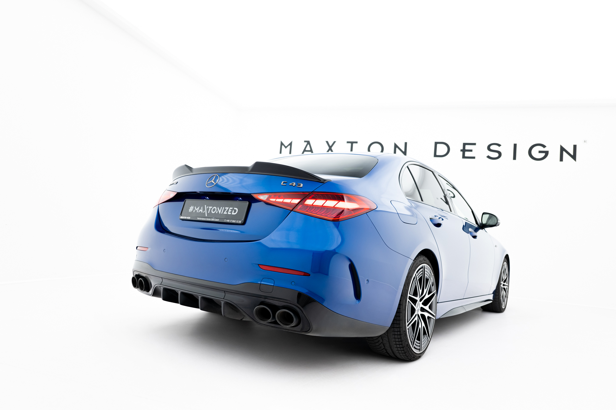 Maxton Design Накладка на спойлер 3D для Mercedes-AMG C 43 / AMG-Line Sedan W206 — изображение 2