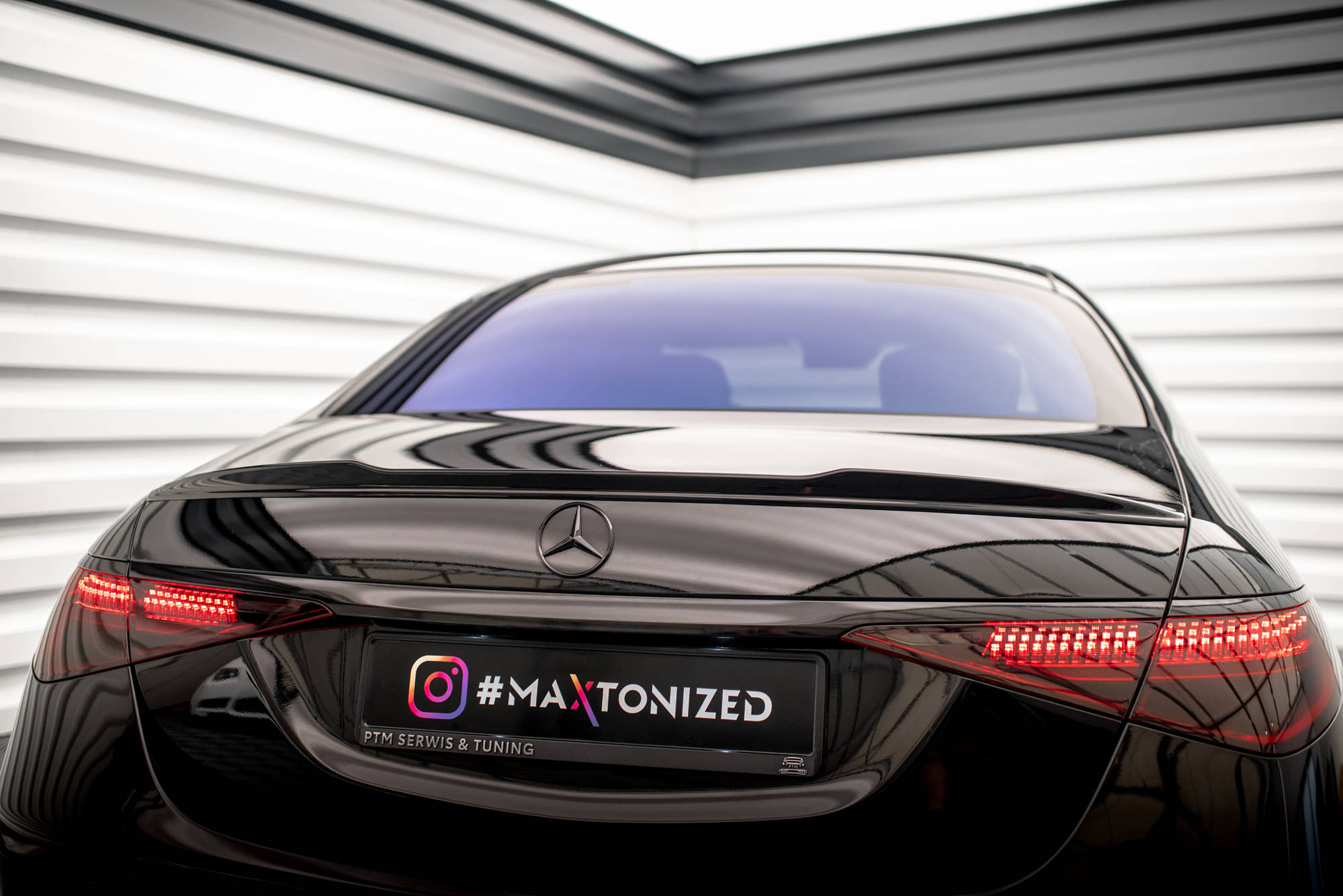 Maxton Design Накладка на спойлер 3D Mercedes-Benz S AMG-Line W223