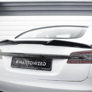 Maxton Design Спойлер 3D для Tesla Model S Plaid Mk1 Facelift
