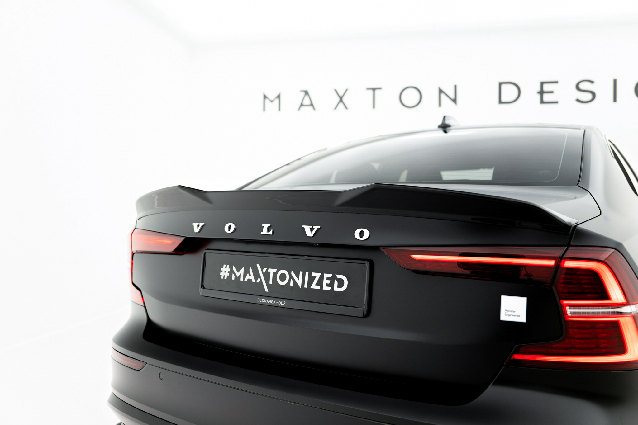 Maxton Design Накладка на спойлер 3D Volvo S60 R-Design Mk3