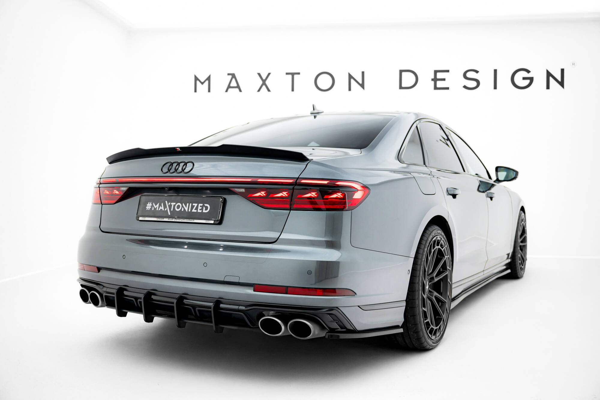Maxton Design Накладка на спойлер Audi S8 / A8 S-Line D5 Facelift — изображение 3