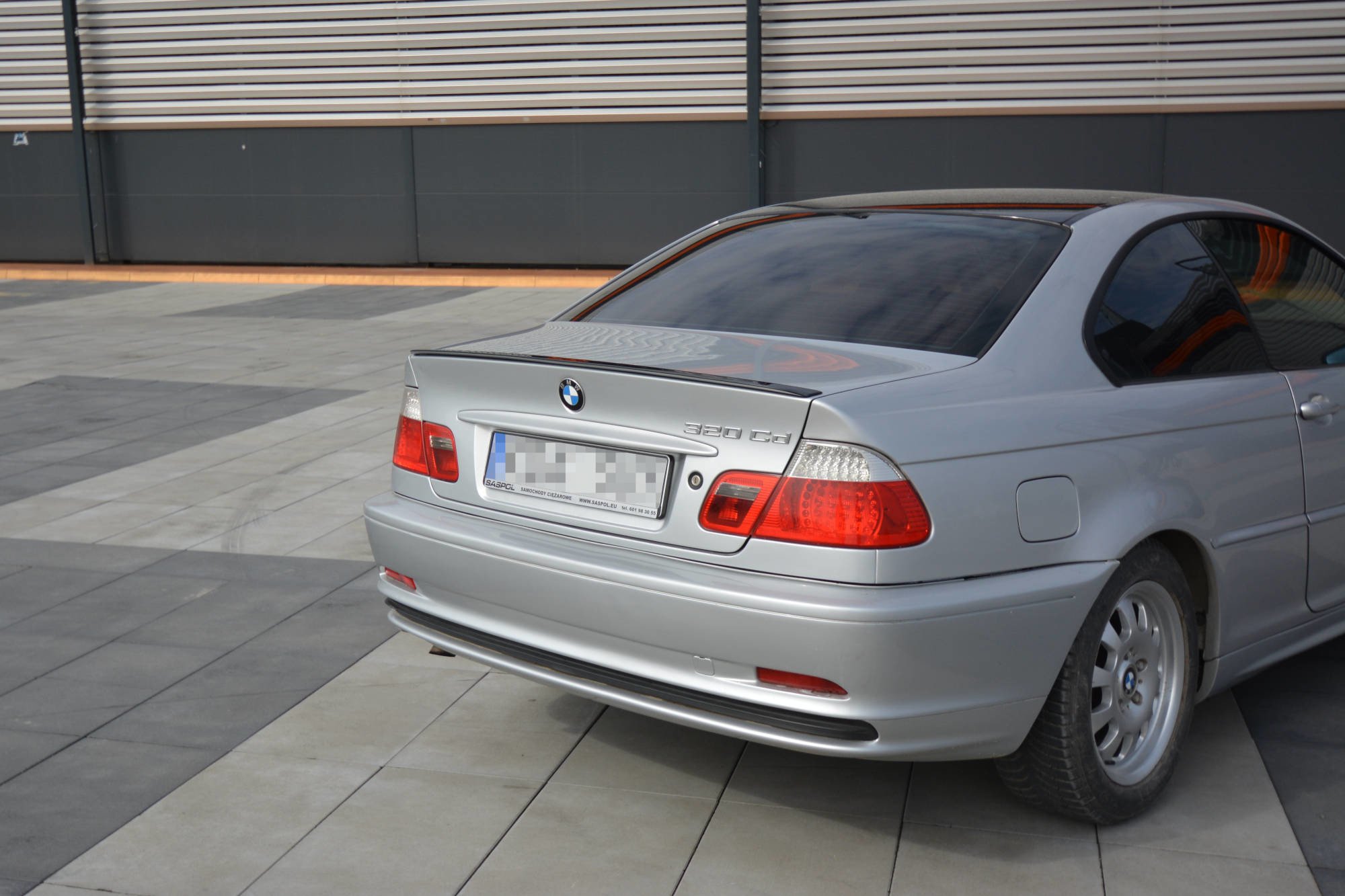 Maxton Design Накладка спойлера BMW 3 E46 КУПЕ ПРЕДИСЛОВИЕ — изображение 6